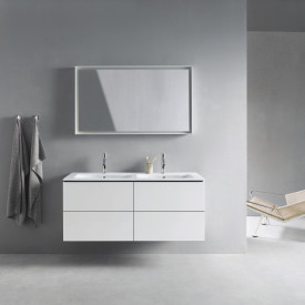 Duravit L-Cube underskab, 129x48 cm, mat hvid