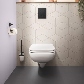 Grohe Start toiletrulleholder, mat sort