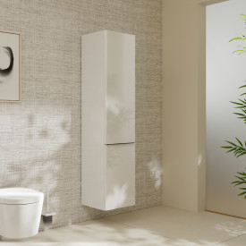 Hansgrohe Xelu Q højskab 40x165,5 cm, venstre, hvid højglans