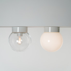 Ifö Classic Globe loftlampe, Ø15 cm, hvid/opal