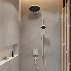 Hansgrohe ShowerSelect brusearmatur, mat hvid