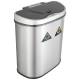 Todelt skraldespand med sensor 2x35 Liter