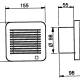 Thermex badeværelsesventilator 100HZ Fugtstyret