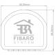 Fibaro fjernbetjent afbryder til indbygning