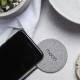 Verdens mindste trådløse QI oplader til smartphone