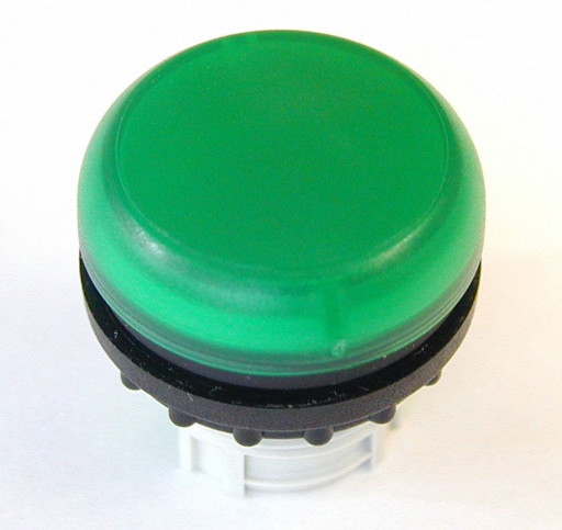 10 stk SIGNALLAMPE FLAD, RØD M22-L-R