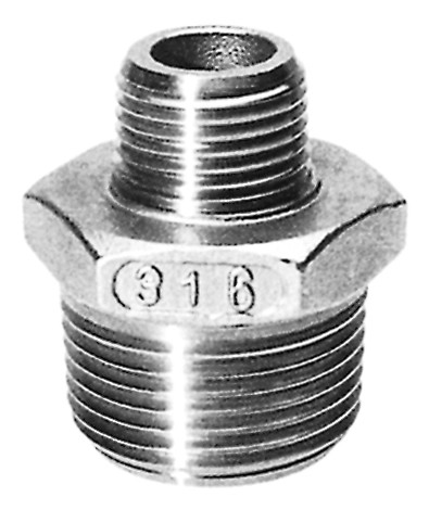 1,1/2" x 1/2" nippel AISI 316 Backuptype - VVS