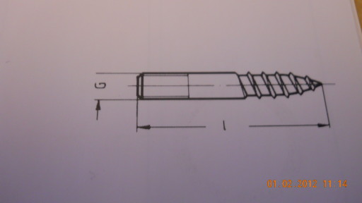 M10 x 100 mm Gjengeskruer for rørholder GM-X