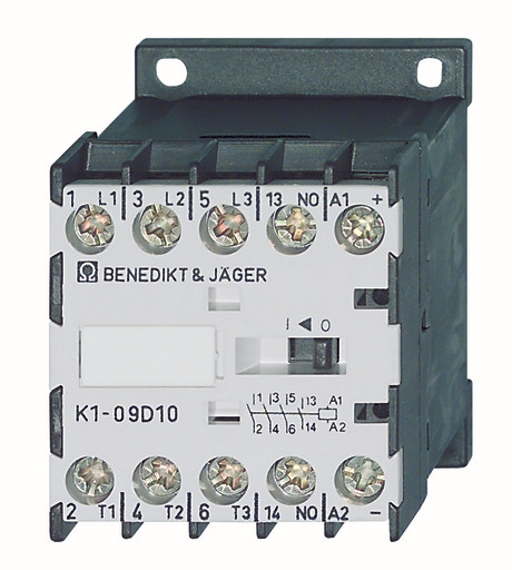 MINI KONTAKTOR 4KW 3NO+1NC-230V Backuptype - El