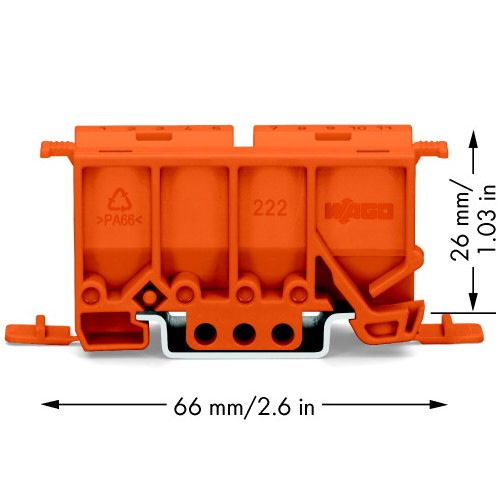 Holder for fjærskjøtehylse serie 222