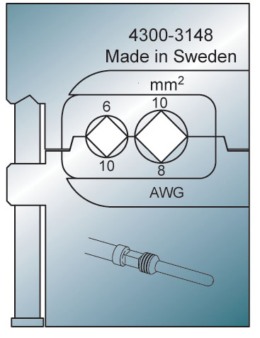 Skuff for global kraft 6-10 mm2