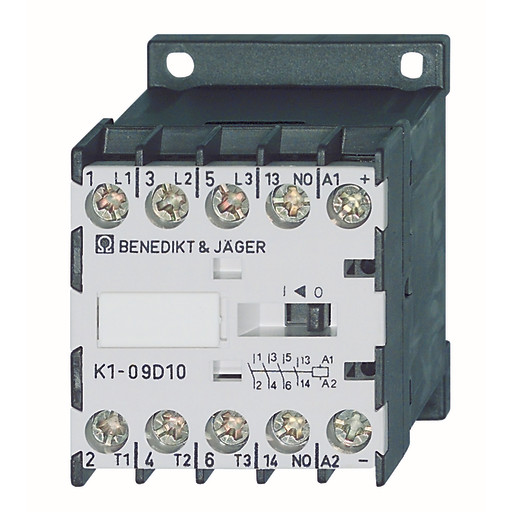 MINI KONTAKTOR 5KW 3NO+1NC-230V Backuptype - El