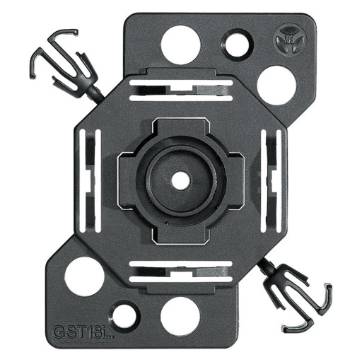 GST18 Montageplade til H Blok Sort