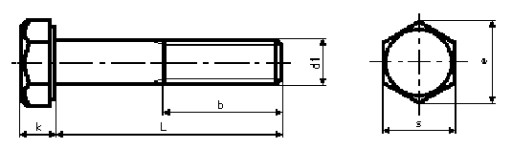 50 stk M16 x 150 mm bolt, DIN 931, A4 Backuptype - VAGA