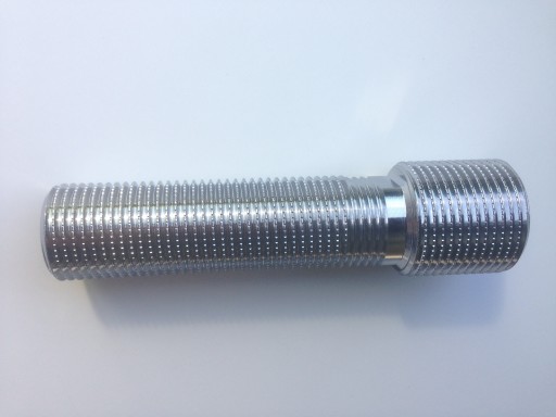 3/4" x 1/2" Gjenget rett 75 mm DZR