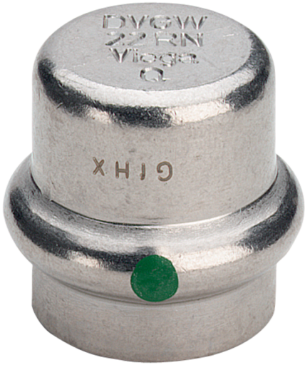 54 mm Sanpress Inox endehylse Backuptype - VVS