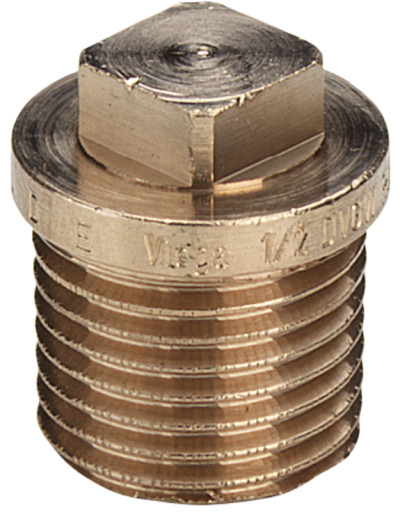 10 stk 1/2" Røde varer Silisium Bronse gjenget beslagplugg Backuptype - VVS