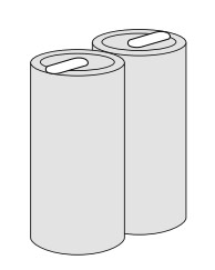 Batteripakke 2HT49C 2,4V 2000 mAh, stakit