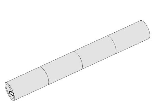 Batteripakke 4HT60D 4,8V 4000 mAh, stav