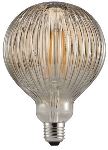 Nordlux E27 Avra Stripes 2W Røgfarvet glas Pære - Smoke