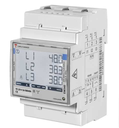 Carlo Gavazzi elmåler - 65A MID godkendt