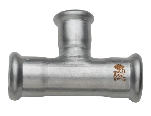 108 x 42 x 108 mm TURBO Inox tee