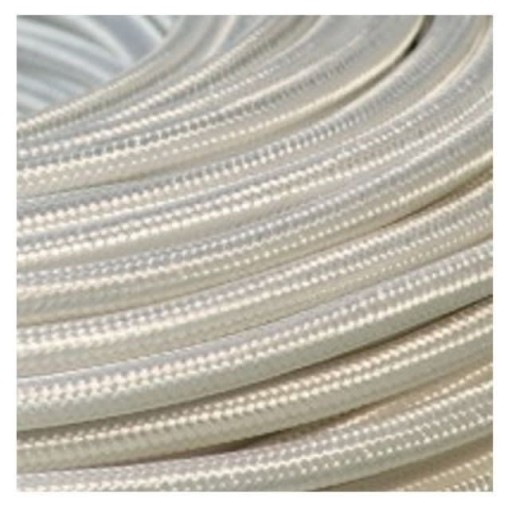 Stofledning 3x0,75 - hvid