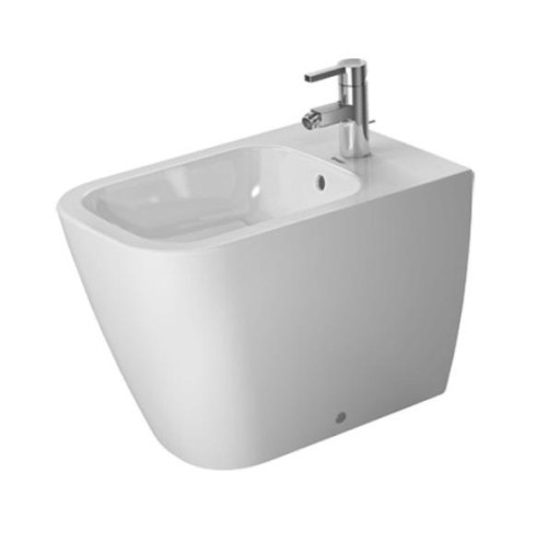 Duravit Happy D.2 bidet, gulvstående, rengjøringsvennlig, hvit