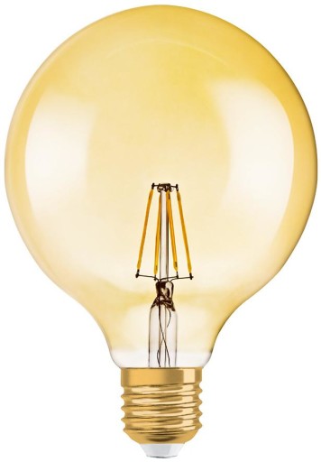 Ledvance Vintage 1906 LED Globe 125, 7W 825, 650 lumen, E27 guld