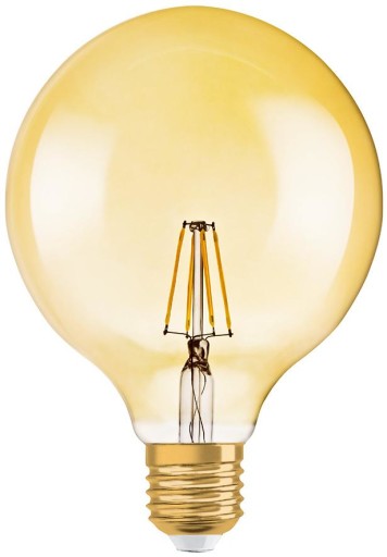 Ledvance Vintage 1906 E27 globepære, 2400K, 2,5W LED filament