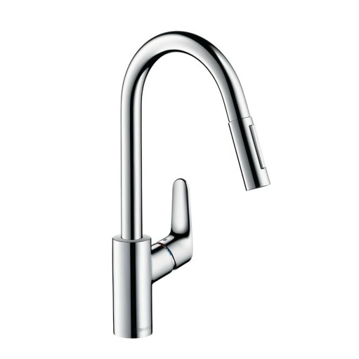 Hansgrohe Focus 240 kjøkkenarmatur, uttrekkbar tut, krom