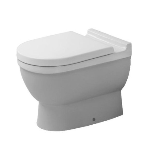 Duravit Starck 3 toalett, back-to-wall, hvit