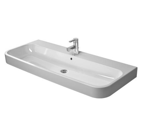 Duravit Happy D.2 servant, 120x50,5 cm, hvit