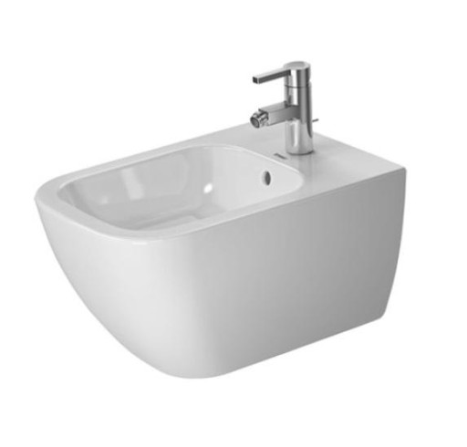 Duravit Happy D.2 bidet, vegghengt, hvit