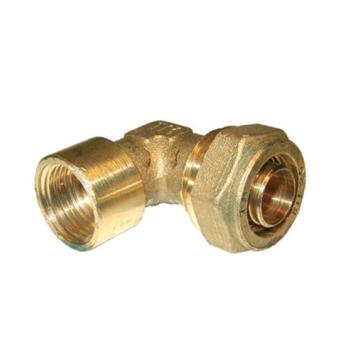 PEX vinkel med muffe 18 mm x 3/4"