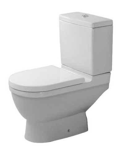 Duravit Starck 3 toalett, rengjøringsvennlig, hvit