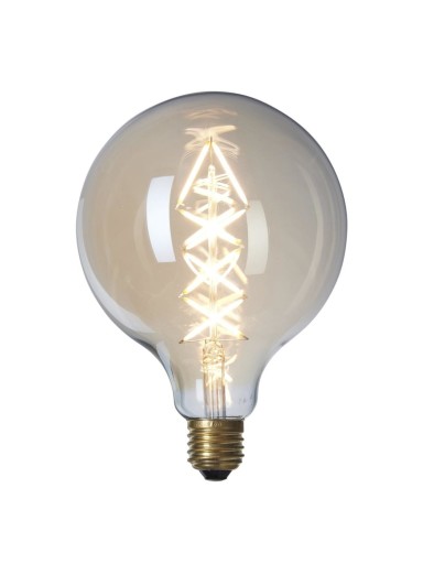 Nielsen Light E27 globepære - zigzag/røgfarvet
