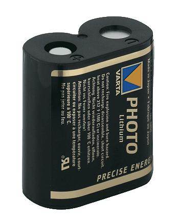 Batteri 6 V Lithium, Type CR-P2