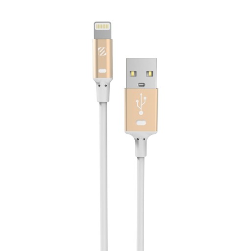 Scosche strikeLINE™ II Ladekabel, 1m, guld, Apple Lightning stik