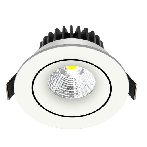 Downlight Velia Tilt LED 10,9W 3000K, 230V rund, hvit