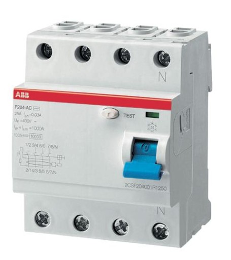 RCD HPFI 4P 40A 30mA, F204A-40/0,03 AP-R