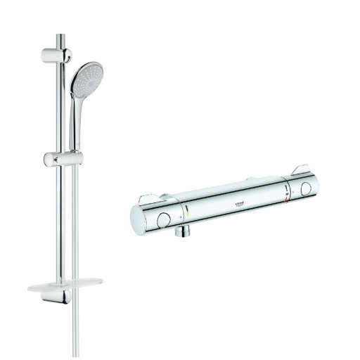 Grohe Grohtherm 800 Cosmopolitan Dusjsett m/Termostat, Krom