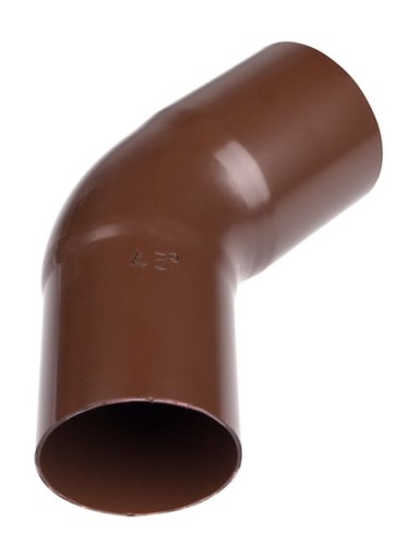 110 mm x 45° Bøy brun Plastmo Backuptype - VVS