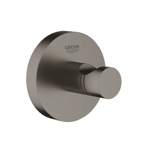 Grohe Essentials håndkleknagg, børstet sort krom