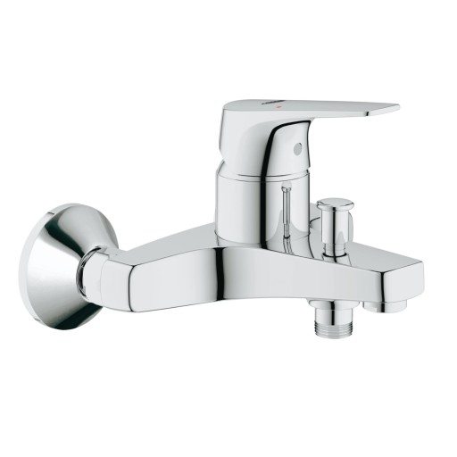 Grohe BauFlow badekarbatteri, krom