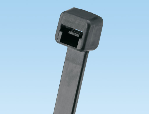 100 stk Buntebånd PLT 4,8 x 249 mm, svart (100) Backuptype - El