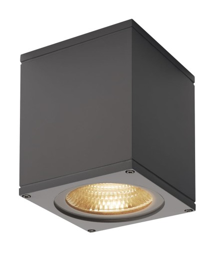 Væglampe Big Theo, LED 21W 3000K, 2000 lumen, antracit