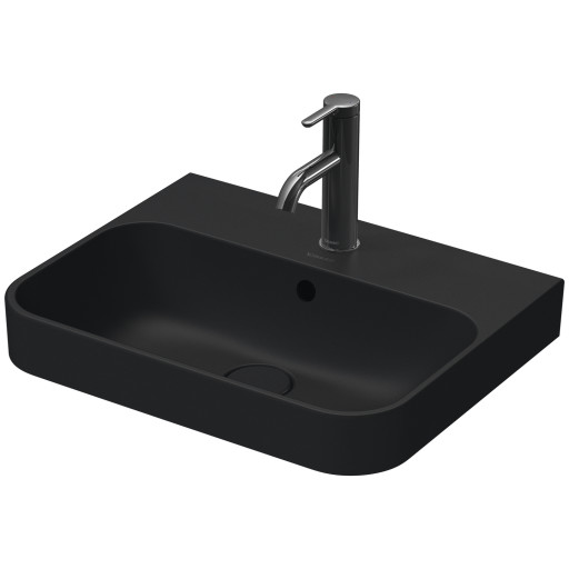 Duravit Happy D.2 Plus servant, 50x40 cm, matt antrasitt