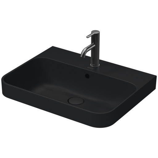 Duravit Happy D 2 Plus servant, 60x46cm, matt antrasitt