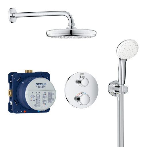 Grohe Grohtherm Tempesta dusjsett, krom